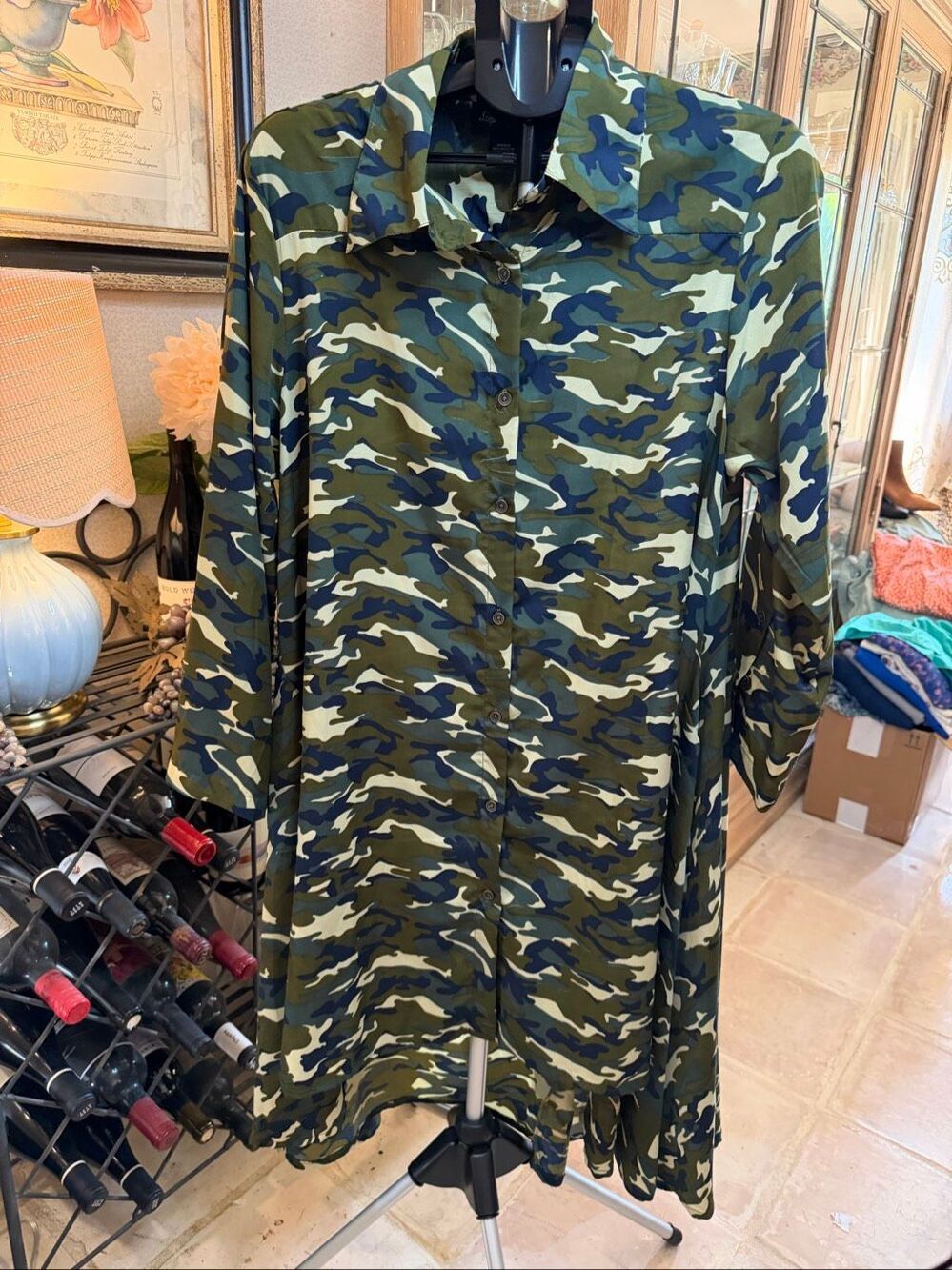 Step In Style hi-low shirt dress